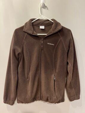 Women’s Columbia Brown Fleece Jacket - Full-Zip